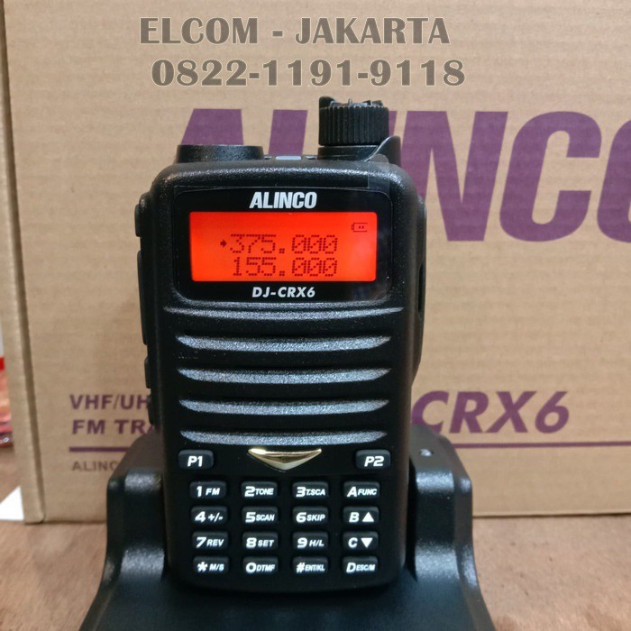 HT ALINCO CRX 6 HT ALINCO DJ-CRX6 ORIGINAL - JUAL HT ALINCO CRX 6 DUALBAND