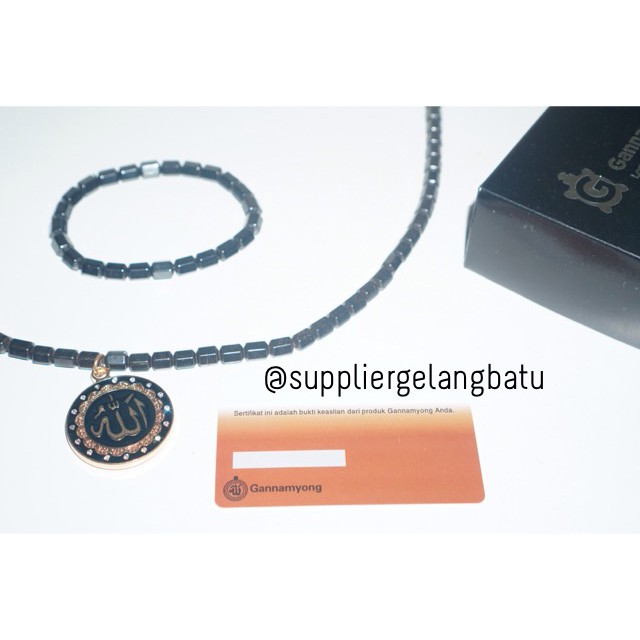 PROMO Kalung kesehatan LAFAL ALLOH GOLD Magnet GANNAMYONG new model classic edition terapi biomagnet