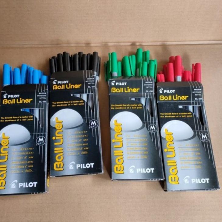 

Hot Sale Pulpen pilot Ball Liner 0.8mm 12 pcs