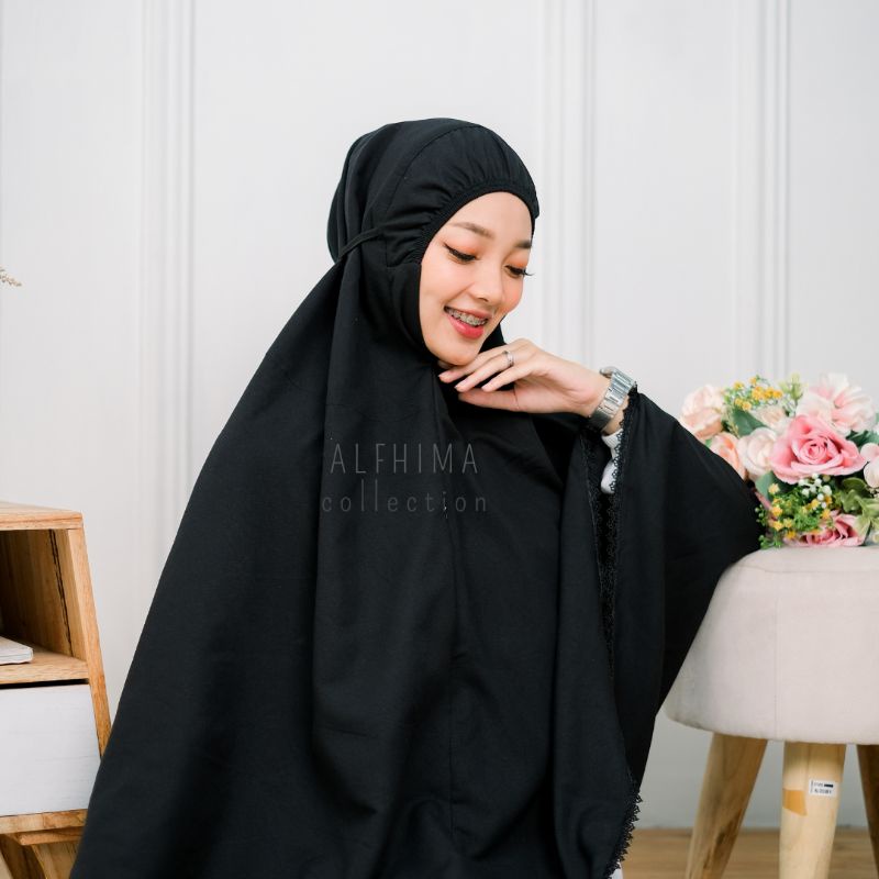 Bergo umroh dan haji GROSIR/Bergo lasercut umroh dan haji murah