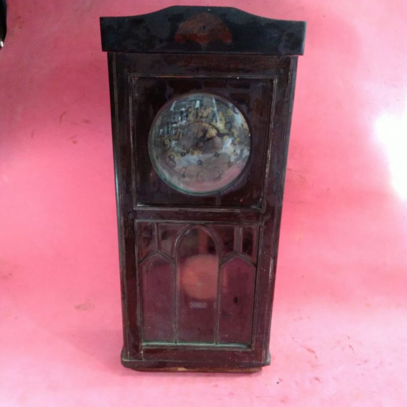 jam bandul dinding GB Gustav Becker tahun 1909 1933 100 tahun jadul vintage antik lawas kuno rare