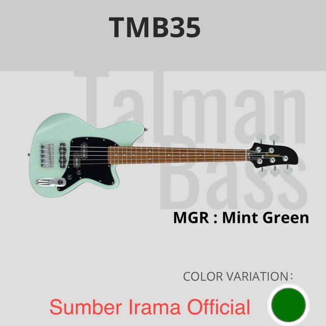 BASS IBANEZ TALMAN TMB35 GREEN