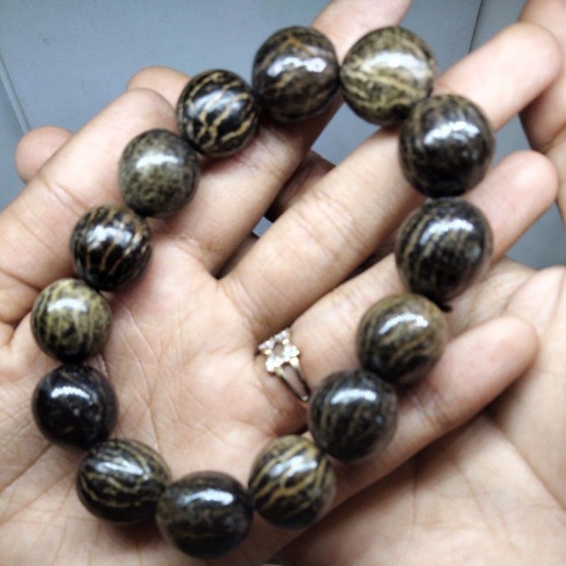 gelang bh biji gebang serat macan
