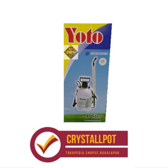 Pressure sprayer YOTO 4 liter semprotan (penyemprot tanaman bertekanan)