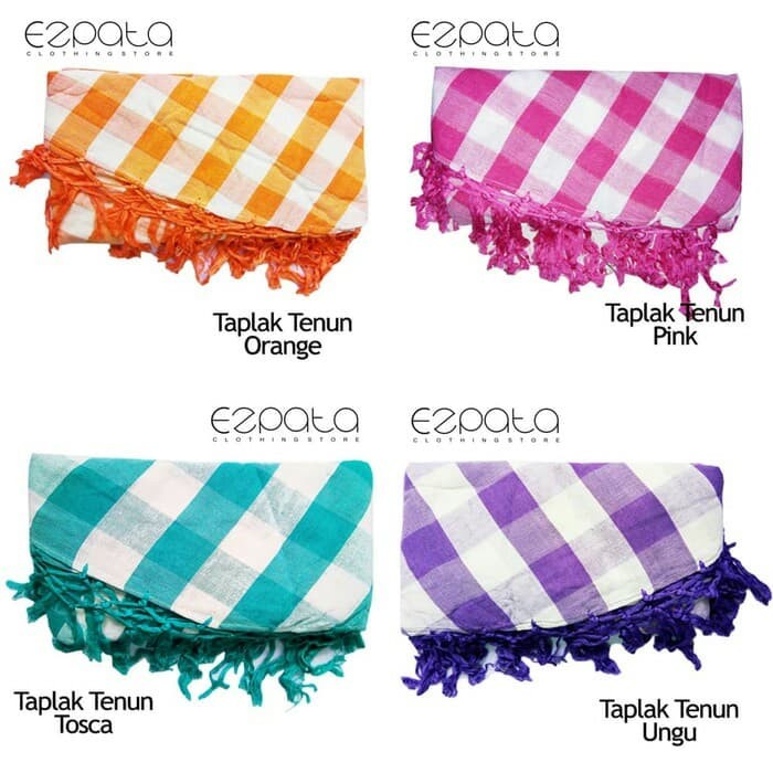 Taplak Meja Makan - Taplak Meja Makan Bahan Kain Tenun