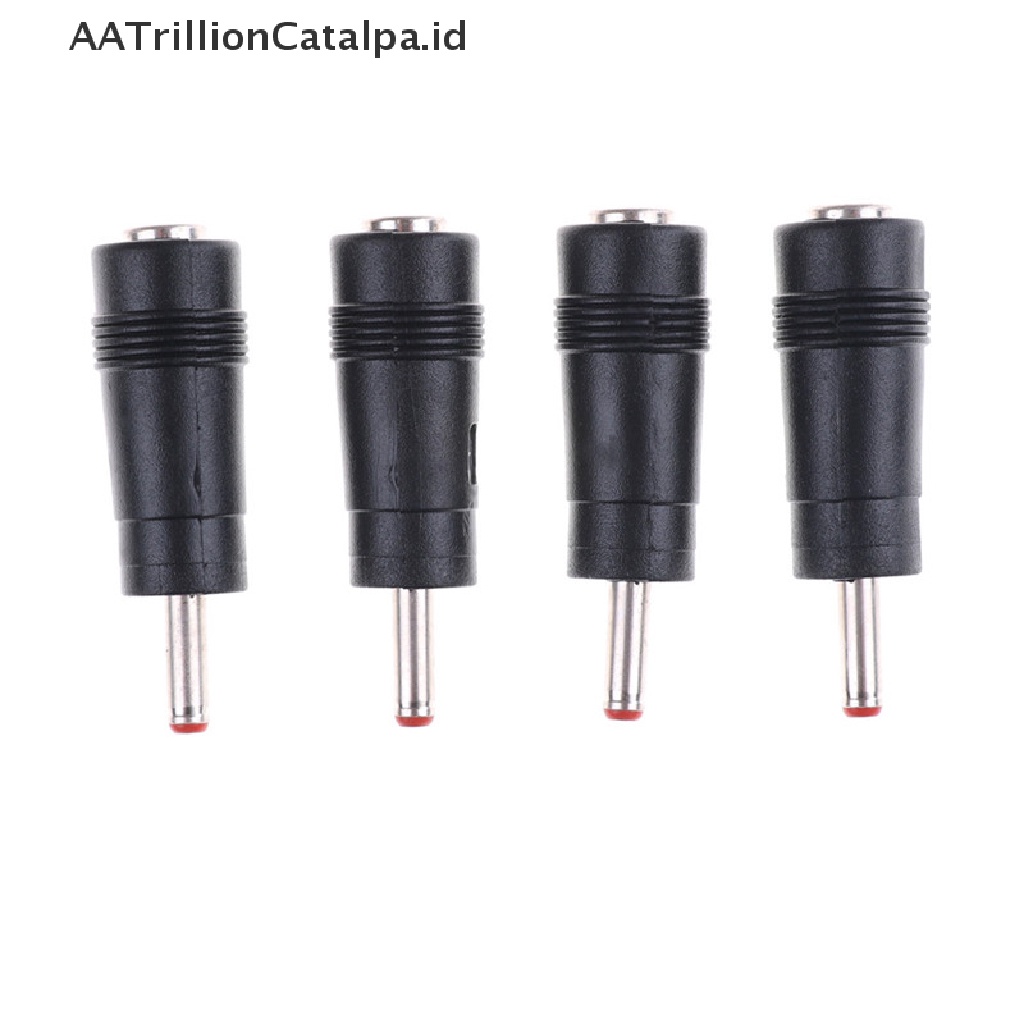 4pcs Adapter Konektor DC Power 3.5x1.35mm Male Ke 5.5x2.1mm Female
