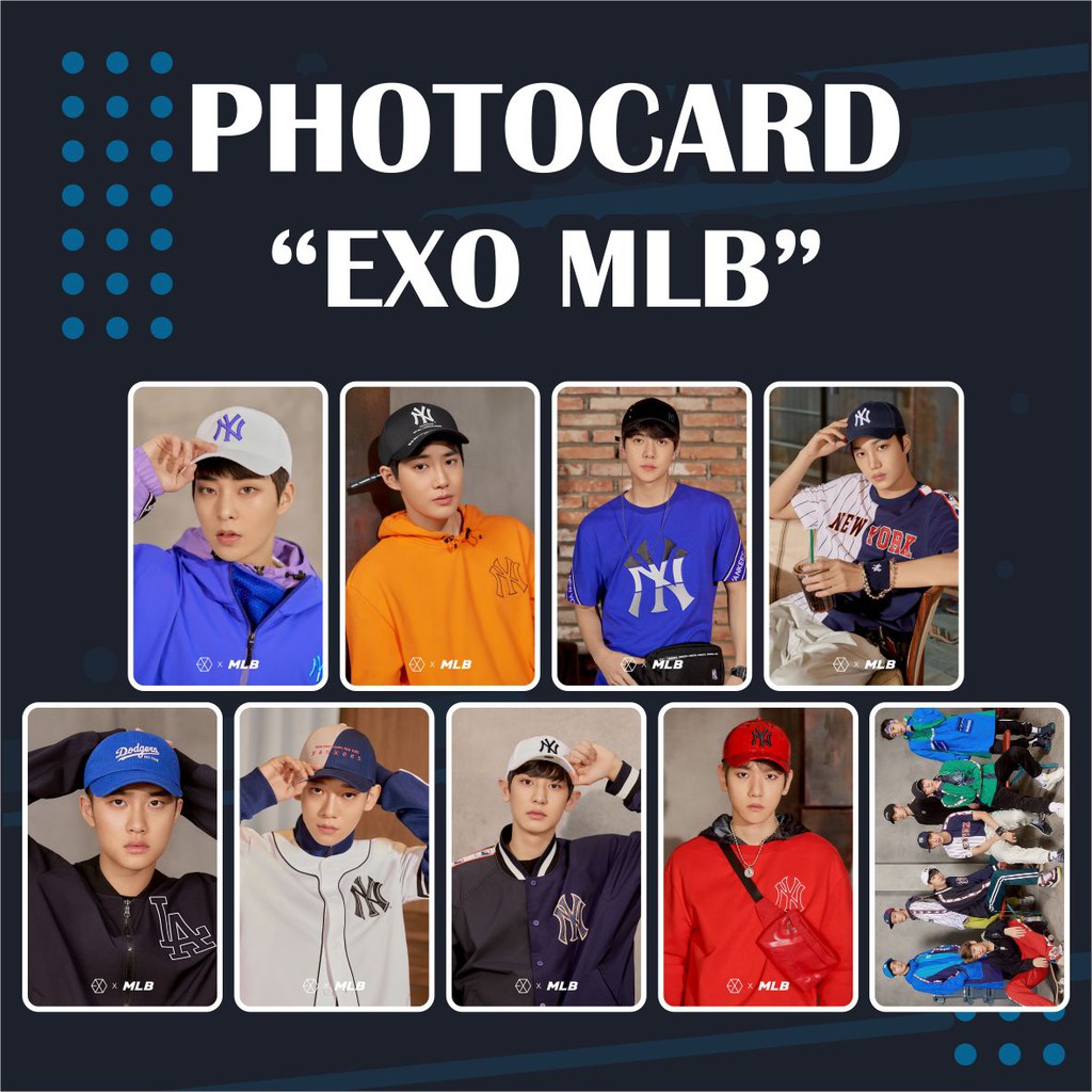 (READY STOCK) PHOTOCARD EXO MLB KPOP MURAH