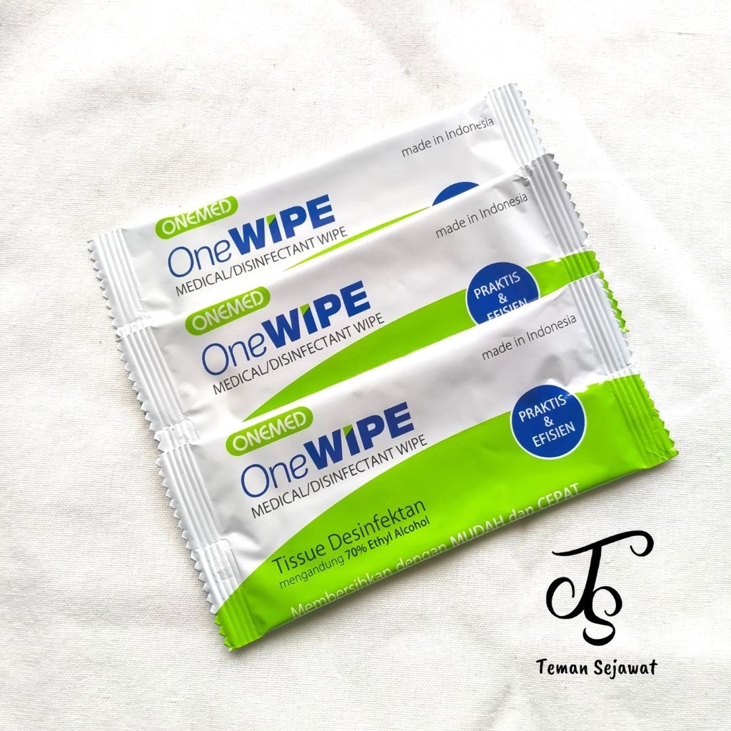 Tissue Desinfektan One Wipe ONEMED 1 box/50pcs