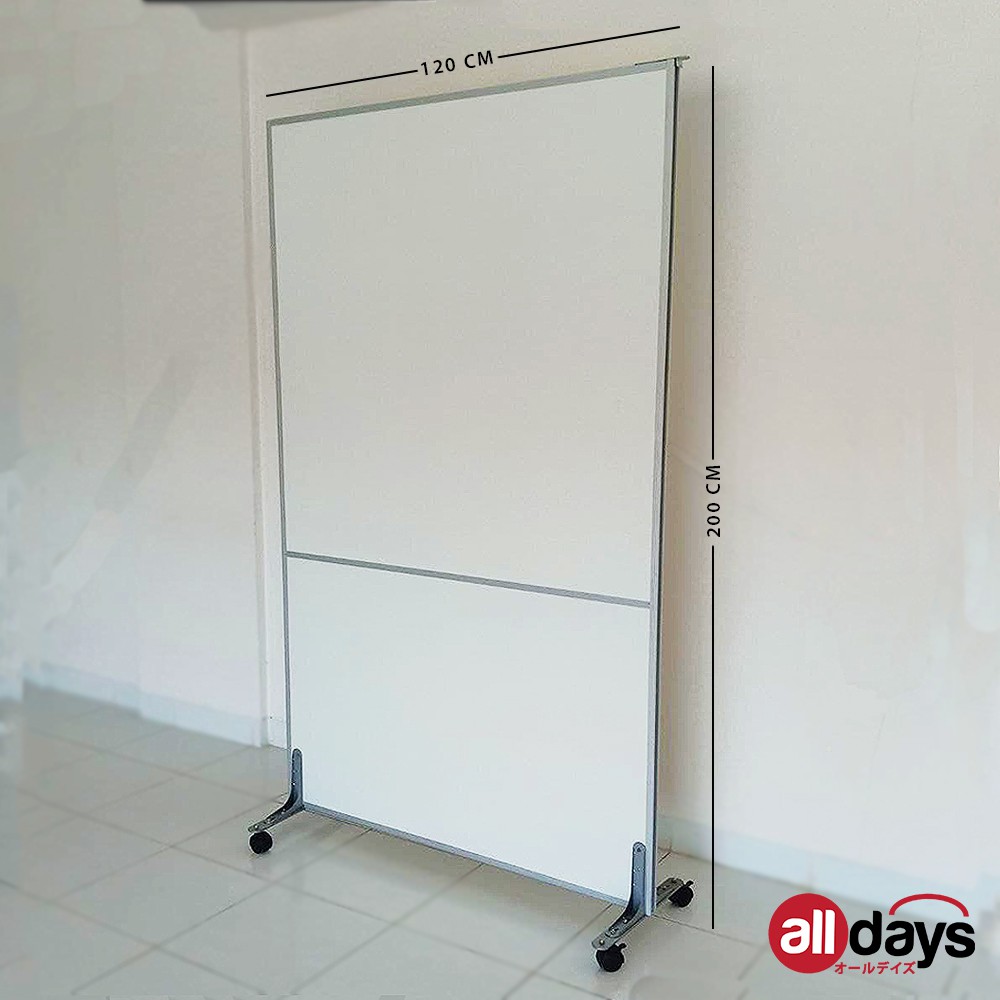 Alldays Sekat Ruangan Kantor Alumunium / Office Divider Ringan Tinggi 200cm