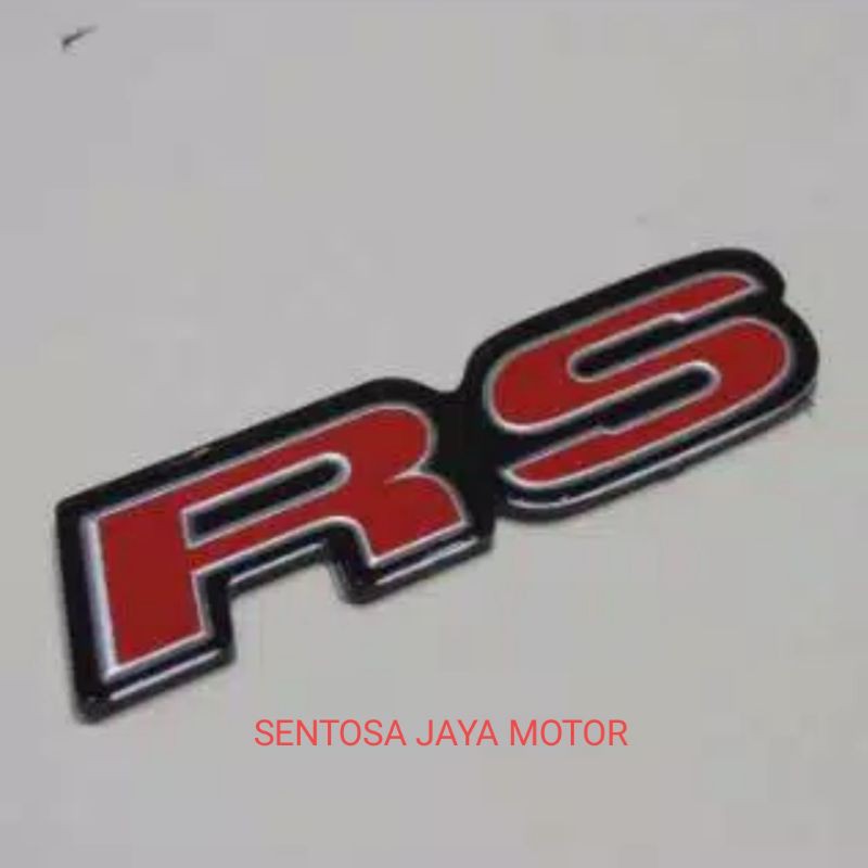 EMBLEM RS MERAH UNIVERSAL