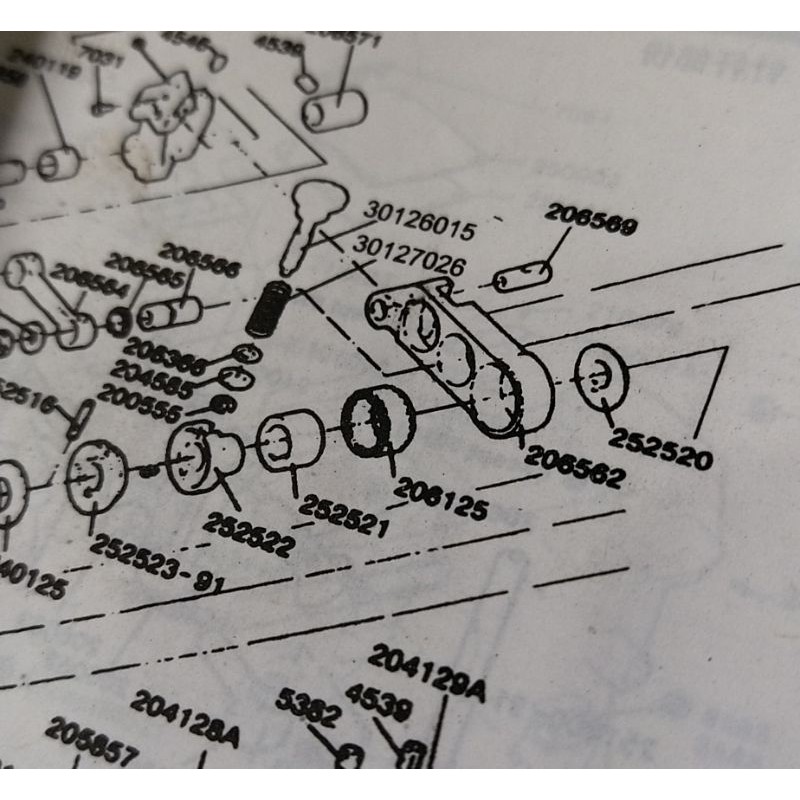 206569 pen mesin kamkut/overdeck