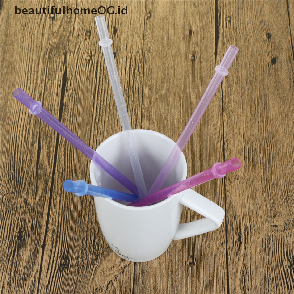 25 Pcs Sedotan Minum Bahan Plastik Motif Garis Warna-Warni Untuk Pesta Pernikahan