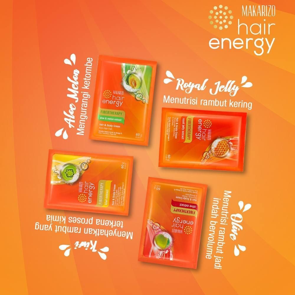 Jual Makarizo Shampo Hair Energy Sachet 1renceng Indonesia Shopee