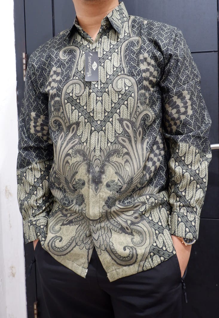 Batik Couple / Baju Batik Couple / Batik Set / Batik Lengan Panjang / Rok Set