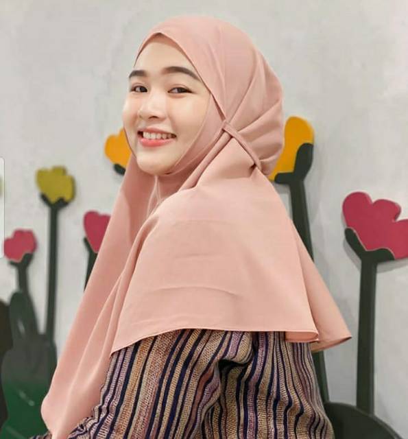 Jilbab / Hijab Khimar Tali AZKIA - Kerudung Instan