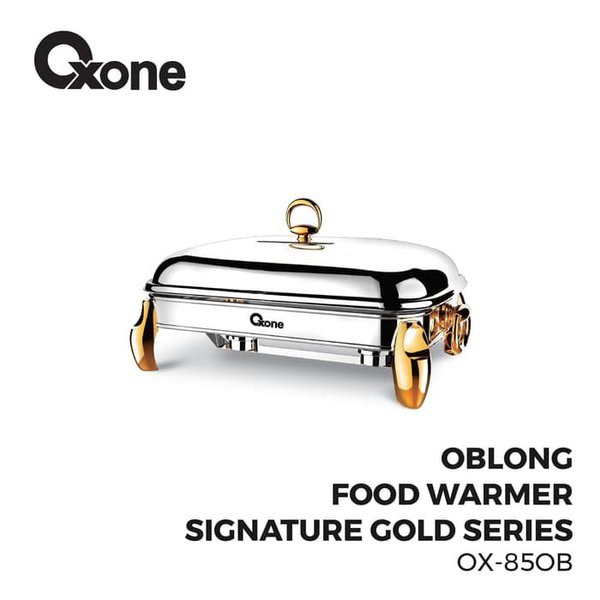 Oxone OX-85OB Oblong Food Warmer Signature Series , Tempat Prasmanan , Wadah Saji 3Lt