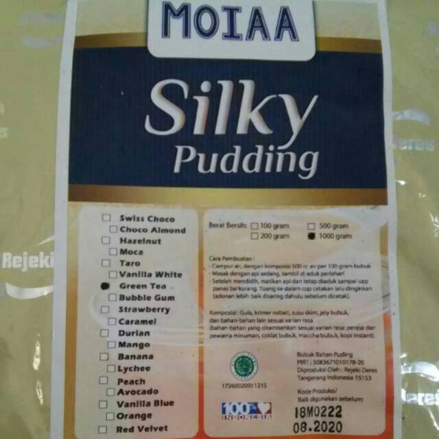 

MOIAA Silky Pudding 1 KG