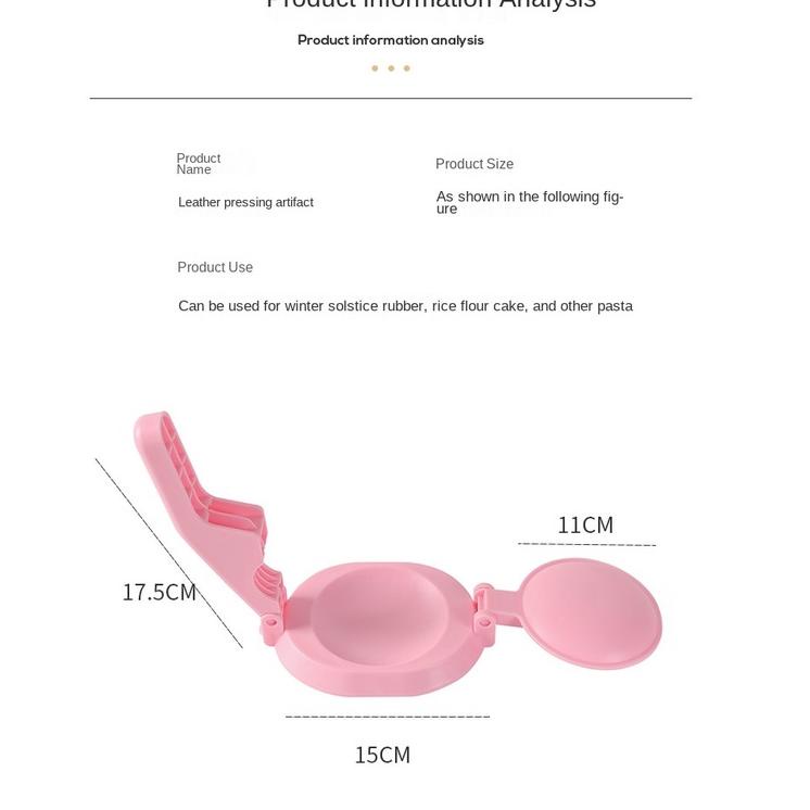 BISA COD Mi.more Cetakan Adonan Pangsit Model Manual/Dumpling Pie Ravioli Buatan Rumah Cetakan Tanga