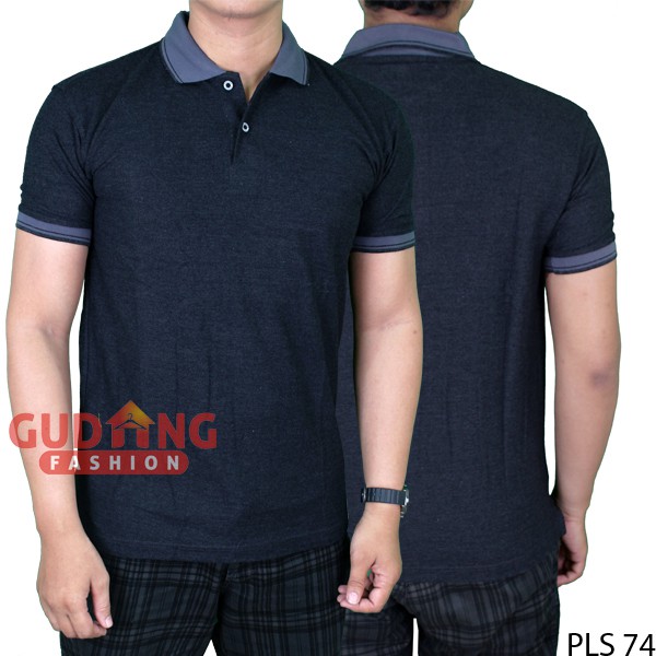 Polo Shirt Pria Kaos Berkerah Polos - PLS (COMB)