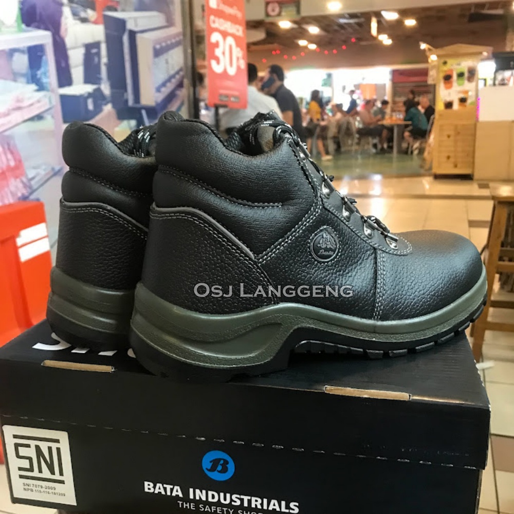 Sepatu safety Bata Industri Darwin Brown Original 100% - Safety Shoes Bata Darwin Black Berkualitas