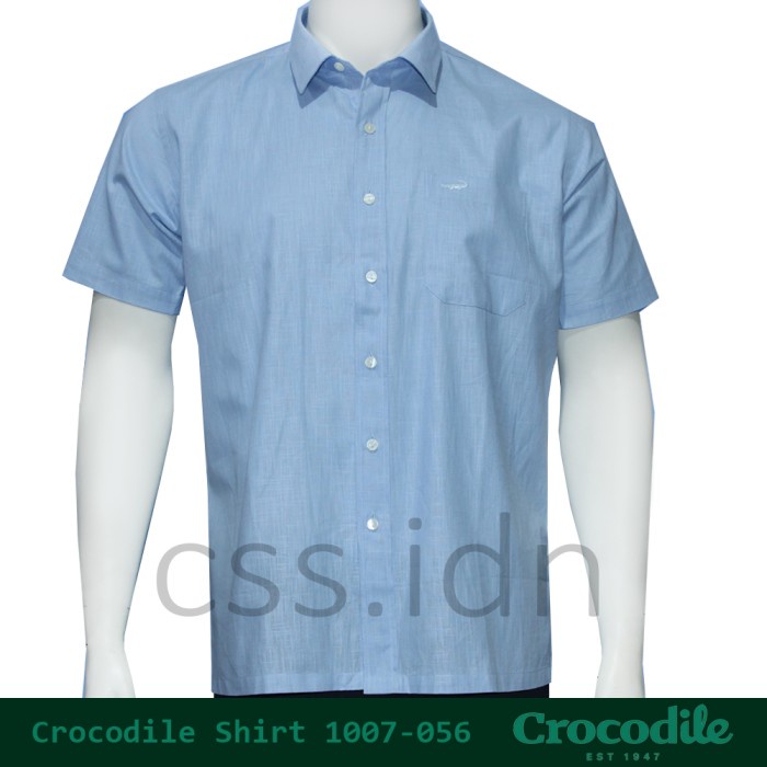 KEMEJA POLOS PRIA LENGAN PENDEK CROCODILE 1007-056 HOT SALE