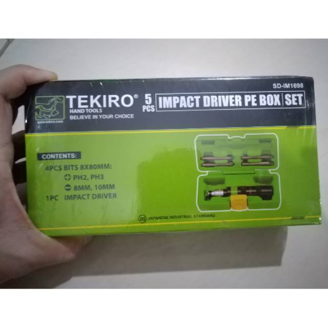 TEKIRO obeng ketok impact driver 5 pcs set ORIGINAL