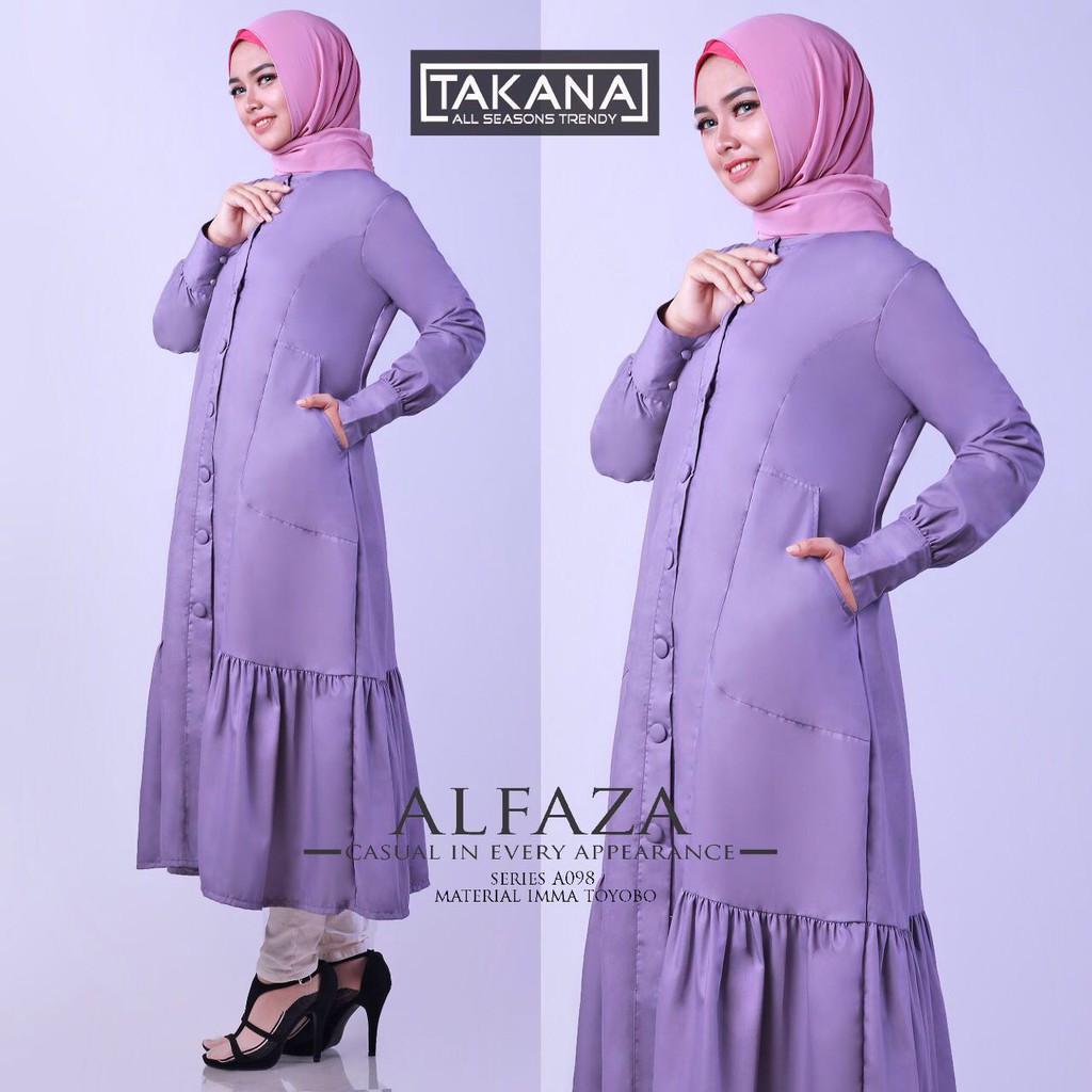 GAMIS MODERN TUNIK AL FAZAH BY BALIMO(MODEL D)