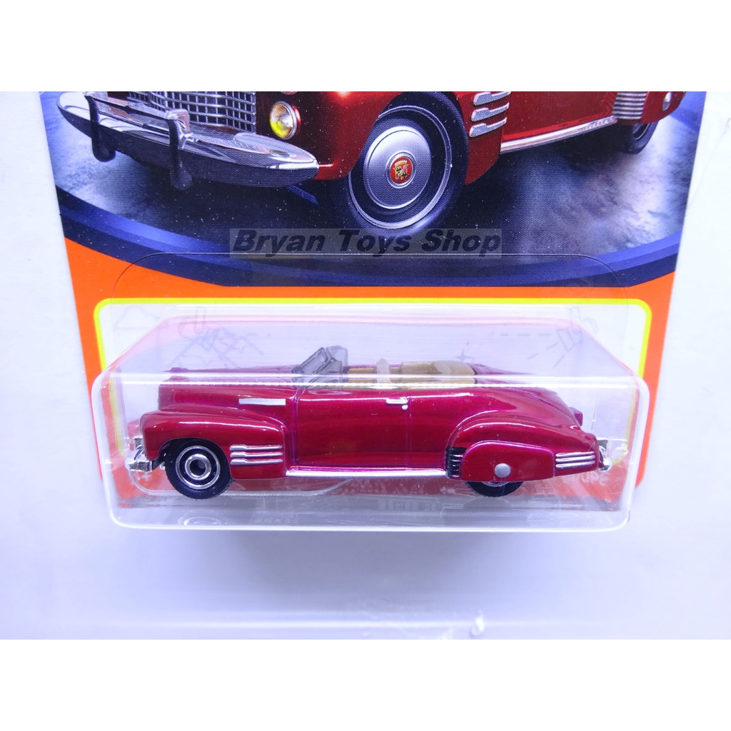 Matchbox 1941 Cadillac Series 62 Convertible Coupe Merah