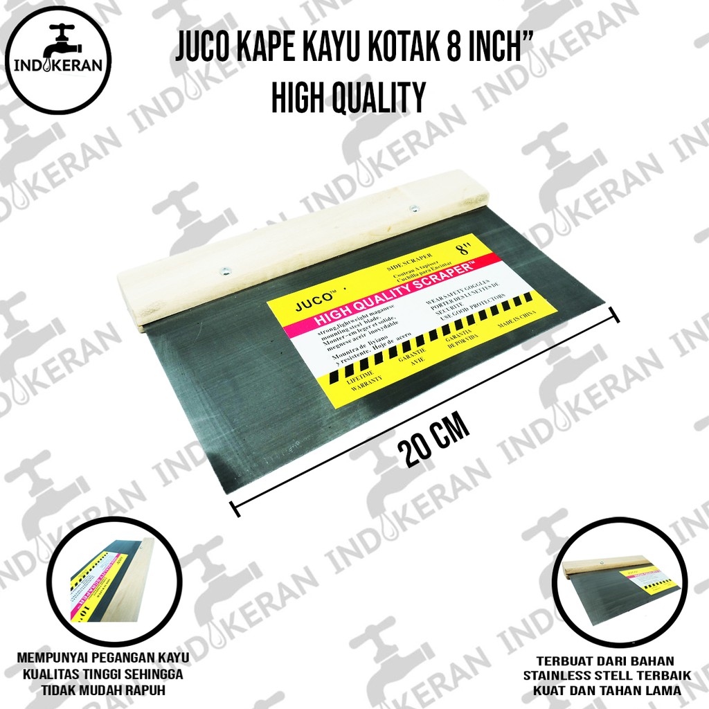 INDOKERAN - Kape Kotak Gagang Kayu - High Quality