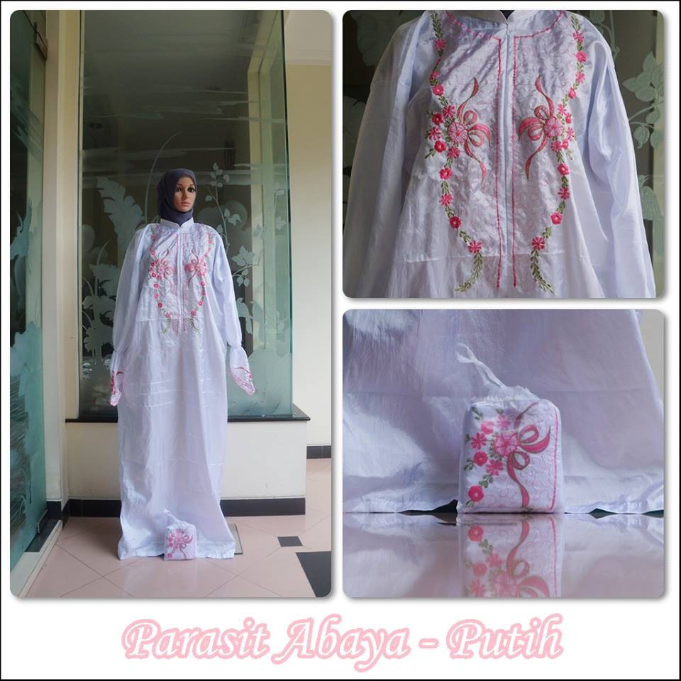 Mukena  Dewasa Ponco Parasit Abaya Premium