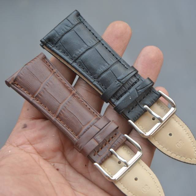 Strap Tali Jam tangan Kulit Time king corak size 30mm