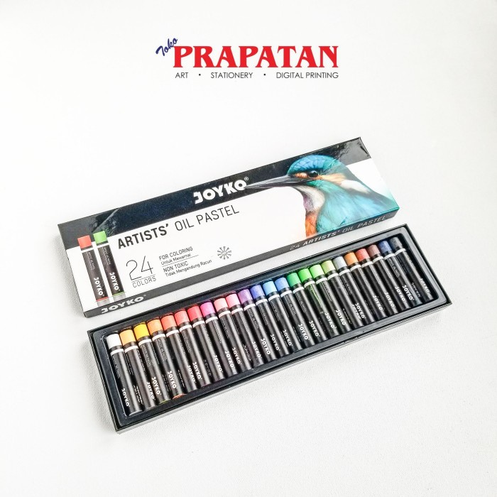 

PASTEL-DRY-OIL- JOYKO ARTISTS OIL PASTEL 24 WARNA OP-24ART -OIL-DRY-PASTEL.