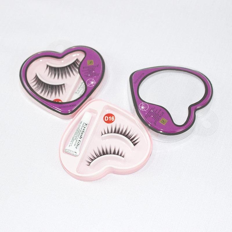 BULU MATA PALSU BONJOUR/ BULU MATA PALSU PREMIUM LENTIK NATURAL SATU PASANG