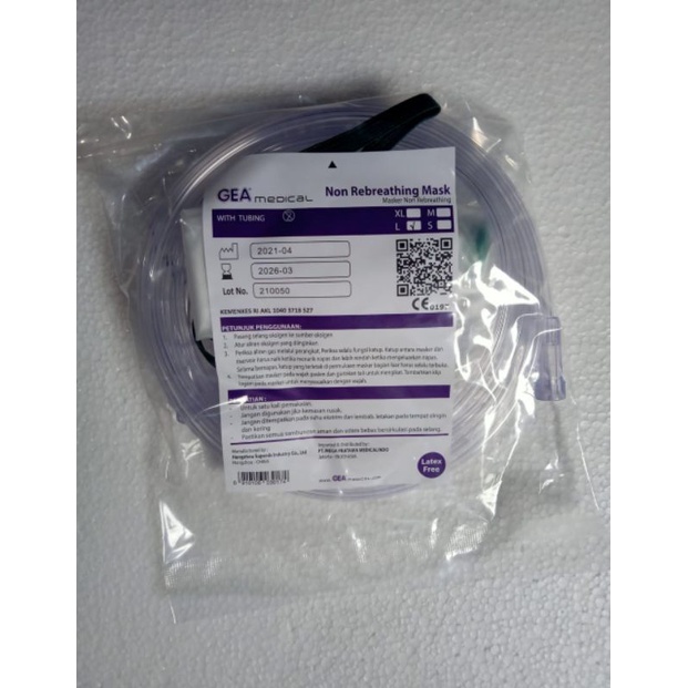 masker oksigen dewasa Gea - mask adult oxygen