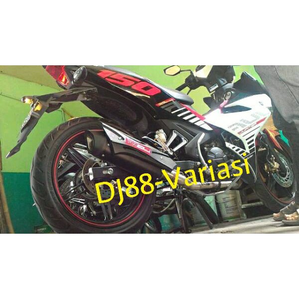 TERLARISS    ORIGINAL Knalpot r9 misano jupiter mx king 150 , jupiter new 135 , jupiter mx old full