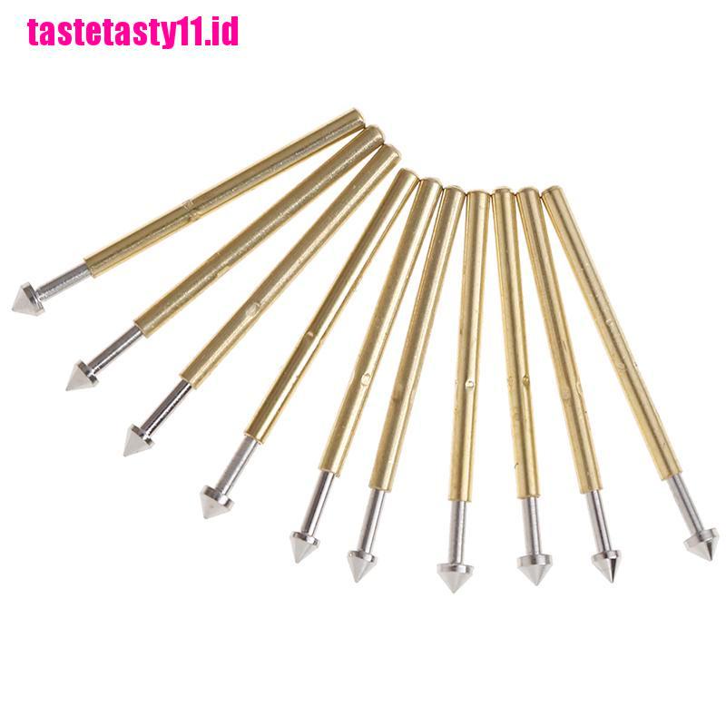 100 Pcs P75-E2 / E3 spring test probe pogo pin 1.3 / 1.5mm Kepala Kerucut