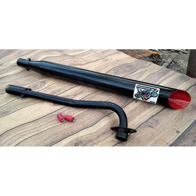 Knalpot Street Cub Bambu Runcing Bebek Grand Astrea Supra C 70