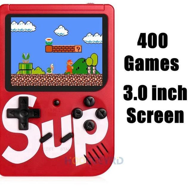 ♂ Gameboy Retro Game Mini Console 3 Inch 400 FC Classic in 1 Super Mario Bross Gamepad Sup Watch ✿
