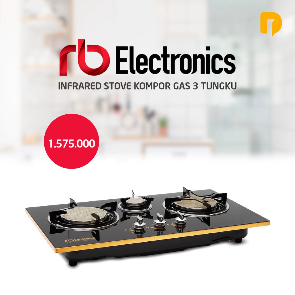 RANEEN - RB Infrared Stove Kompor Gas 3 Tungku