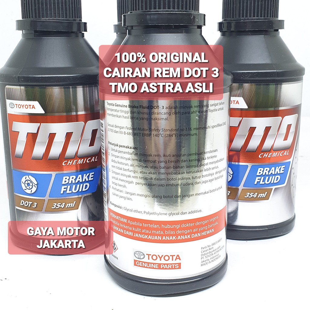 Minyak Rem-Brake Fluid TMO TOYOTA DOT 3 08823-80011