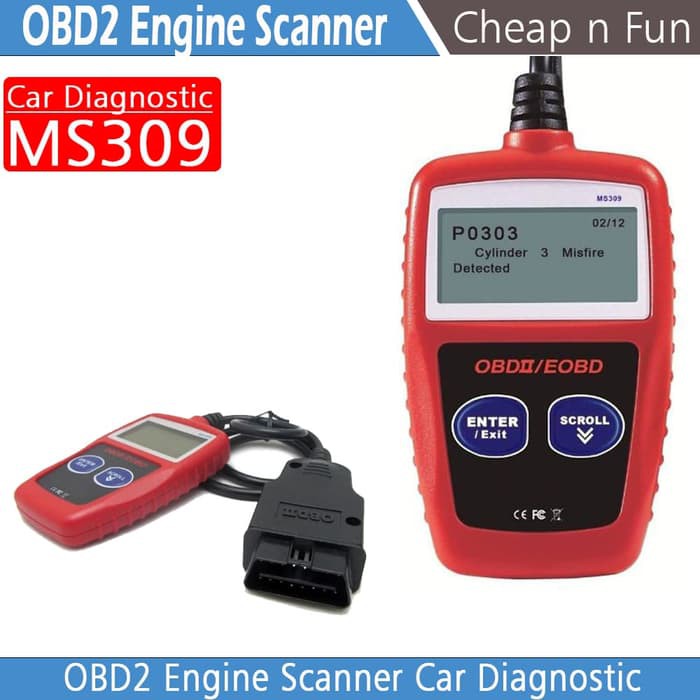 MS309 OBD2 Engine Scanner Car Diagnostic
