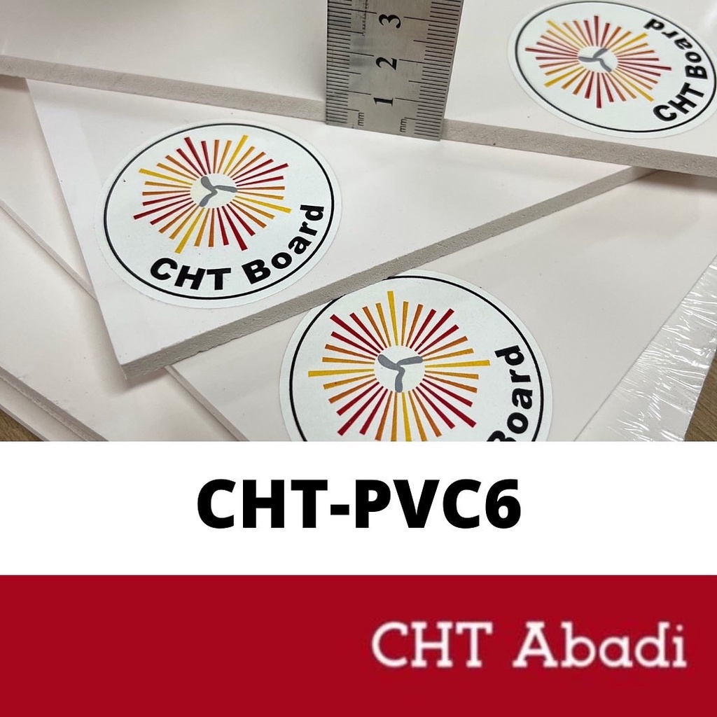 CHT PVC BOARD / PVC FOAM BOARD 6MM (ANTI RAYAP, ANTI AIR)