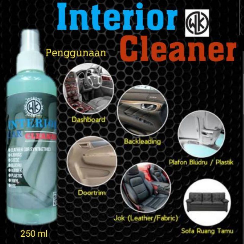 Pembersih interior mobil/interior cleaner/pembersih jok plafon kulit/