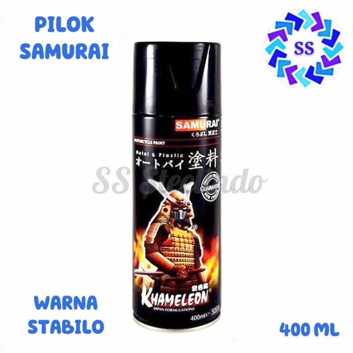 CAT SEMPROT-PILOK AEROSOL SAMURAI PAINT KALENG 400 ML (FLUORESCENT-STABILO)