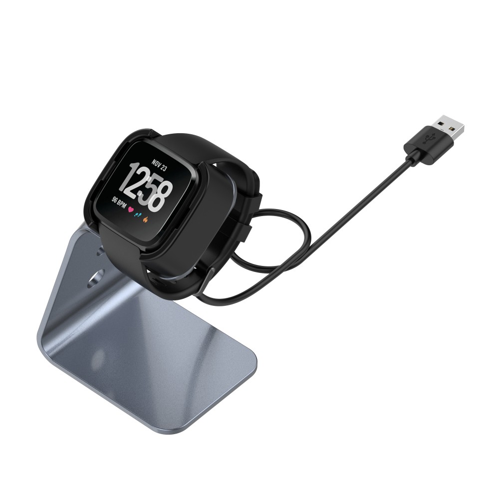 Dock Charging Vertikal Dengan Kabel Usb Untuk Smartwatch Fitbit Versa 2 Se