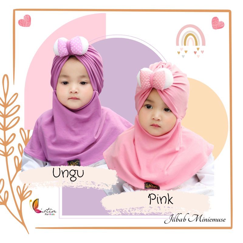 jilbab MINIEMOUSE | jilbab anak perempuan 1 2 3 4 5 Th