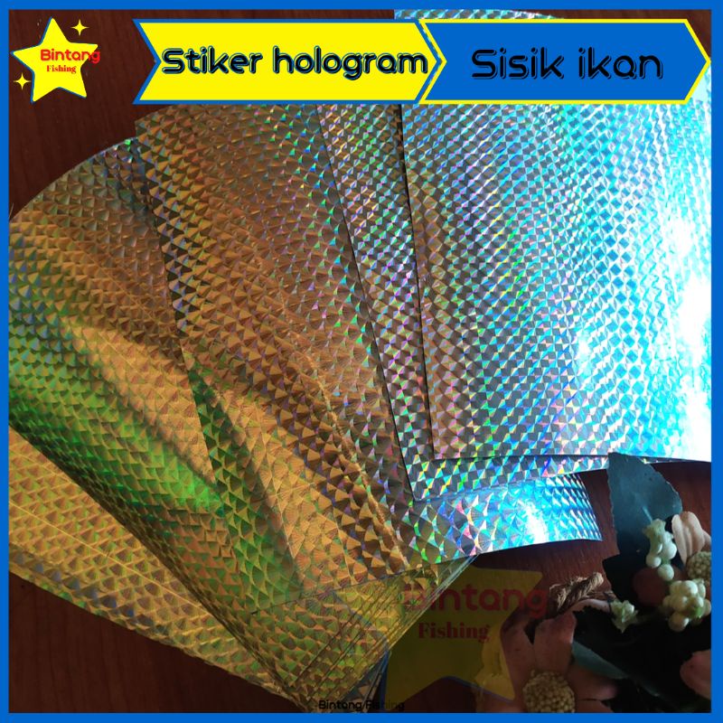 

STICKER HOLOGRAM SISIK IKAN 16,5X20,5 CM