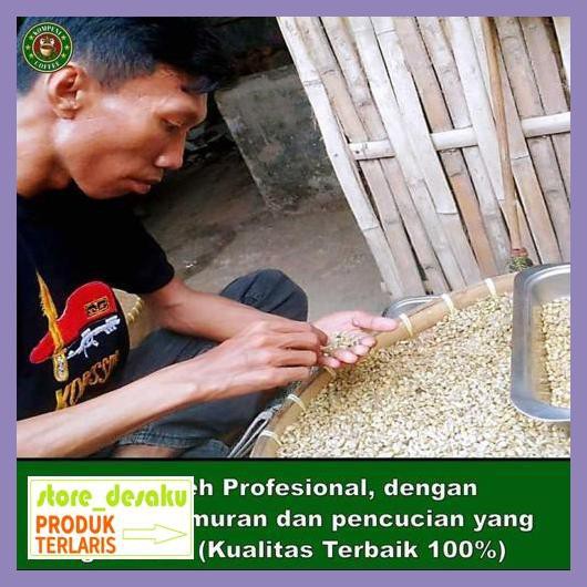 

57Ryr68- Green Bean / Biji Mentah Kopi Luwak Liar 1Kg - Arabica 4E57Edu-