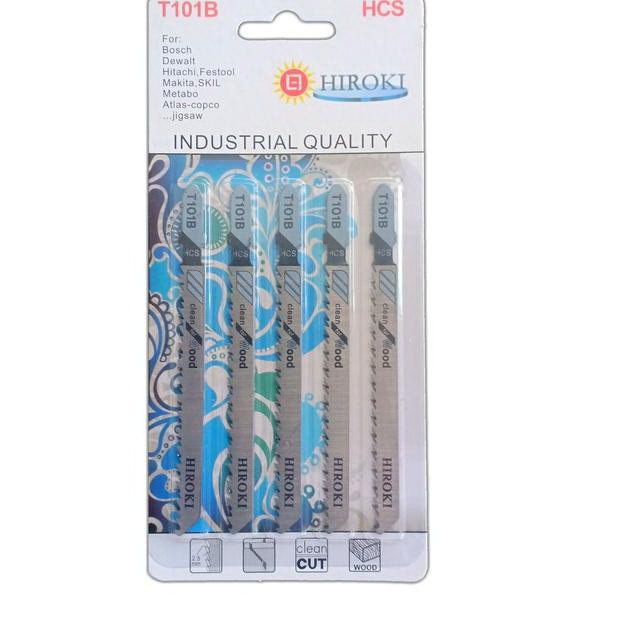 Mata Jigsaw Mata Gergaji Jig Saw Potong Kayu Akrilik Set 5 Pcs T101B