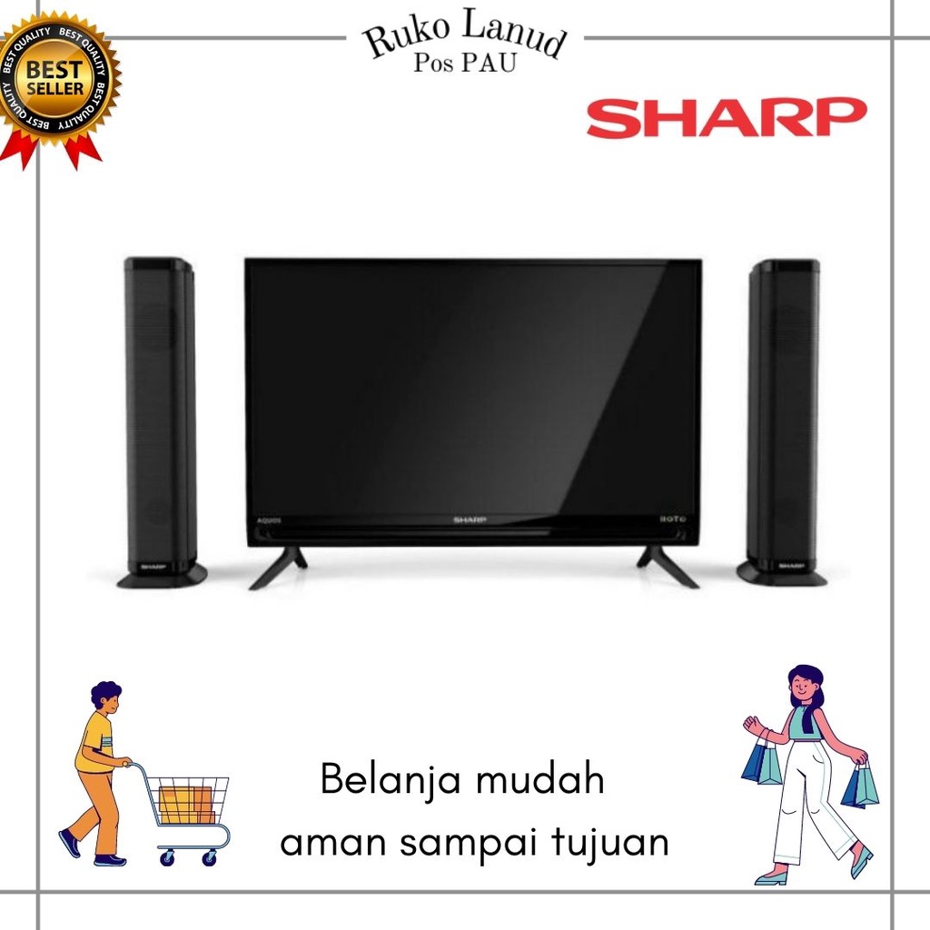 LED TV SHARP 32" 2T-C32BB1I-TB SPEAKER TOWER